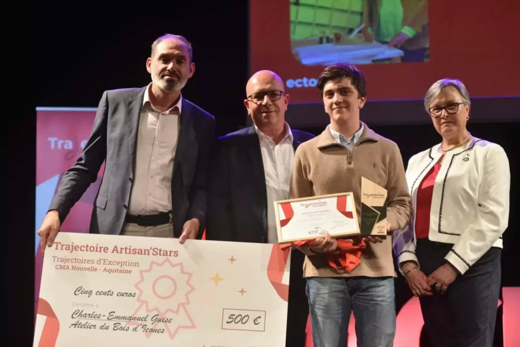 Baudouin Guise fils de Charles Emmanuel Guise - prix Artisan'Star