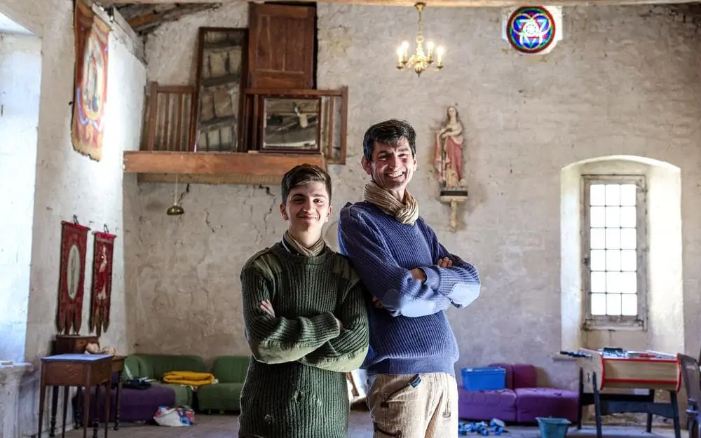 Charles-Emmanuel Guise et son fils Baudouin